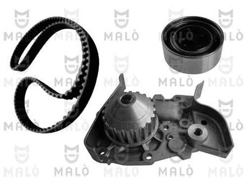 Pompe à eau + kit de courroie crantée AKRON-MALÒ 1555041