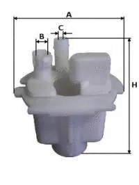 Filtre à carburant UNIFLUX FILTERS XB319