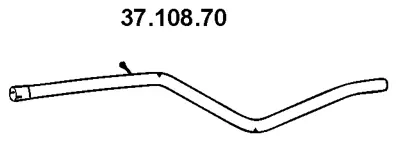 Tuyau d'échappement EBERSPÄCHER 37.108.70