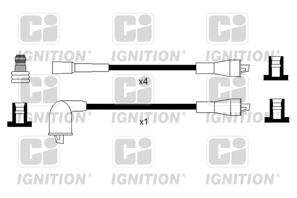 Kit de câbles d'allumage QUINTON HAZELL XC1180