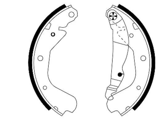 Jeu de mâchoires de frein MINTEX MFR182