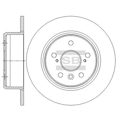 Disque de frein Hi-Q SD4642
