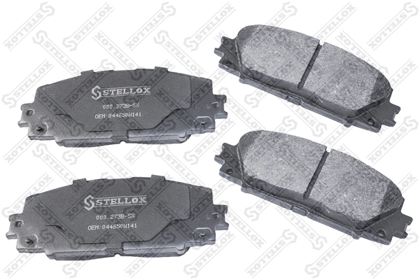 Kit de plaquettes de frein, frein à disque STELLOX 000 273B-SX