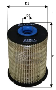Filtre à carburant CLEAN FILTERS MG3627