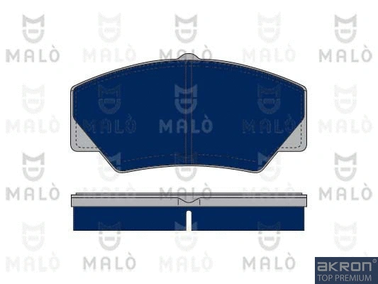 Kit de plaquettes de frein, frein à disque AKRON-MALÒ 1050298