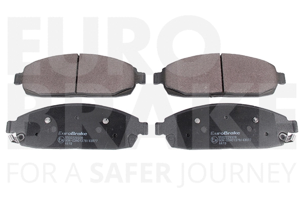 Kit de plaquettes de frein, frein à disque EUROBRAKE 5502229328