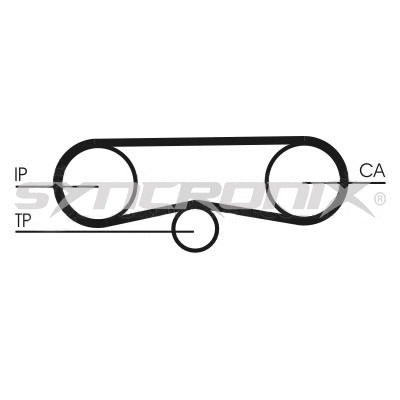 Courroie crantée SYNCRONIX SY1018N