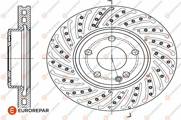 Disque de frein EUROREPAR 1642751180