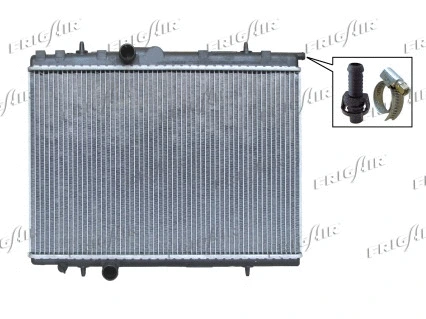 Radiateur, refroidissement du moteur FRIGAIR 0108.3071