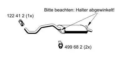Silencieux arrière VEGAZ GmbH SES-66ERNS
