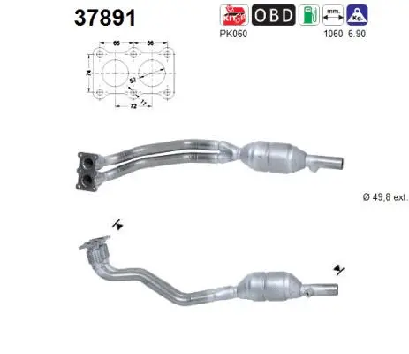 Catalyseur AS 37891