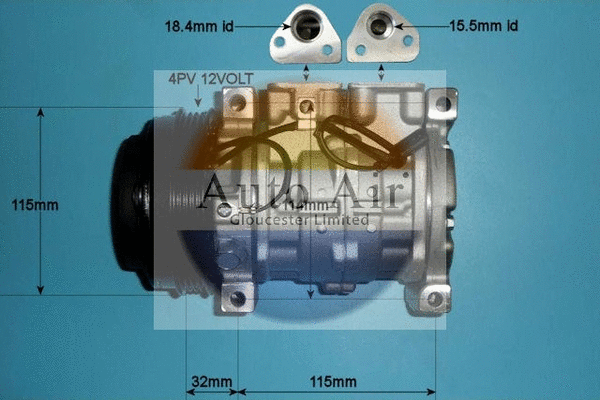 Compresseur, climatisation AUTO AIR GLOUCESTER 14-0211P