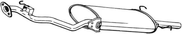 Silencieux arrière BOSAL 279-027