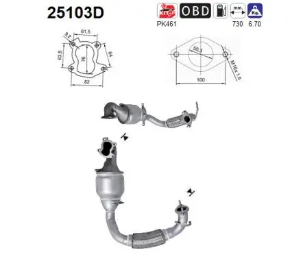 Catalyseur AS 25103D