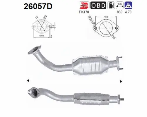 Catalyseur AS 26057D
