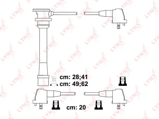 Kit de câbles d'allumage LYNXAUTO SPC7546