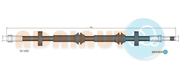 Flexible de frein ADRIAUTO 03.1253