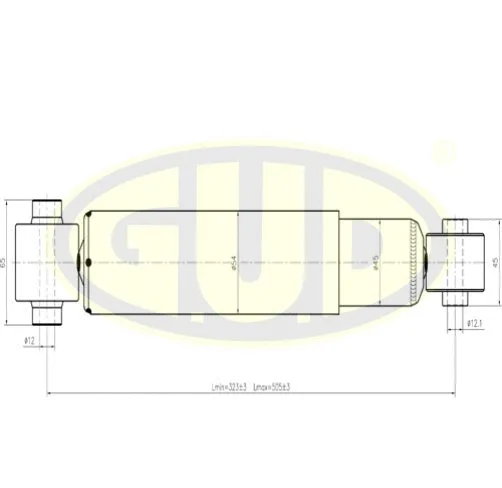 Amortisseur G.U.D. GSA349078