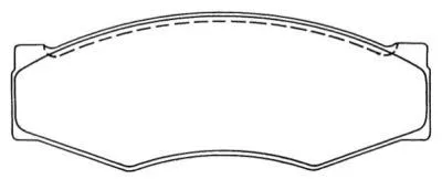 Kit de plaquettes de frein, frein à disque AISIN ASN-118