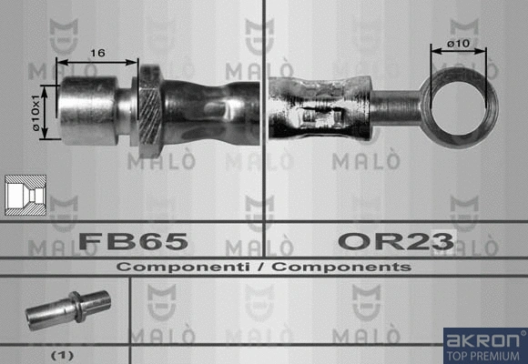 Flexible de frein AKRON-MALÒ 80111