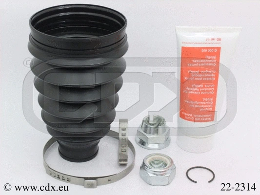 Jeu de joints-soufflets, arbre de commande CDX 22-2314