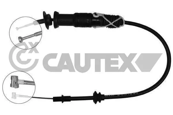 Tirette à câble, commande d'embrayage CAUTEX 010083