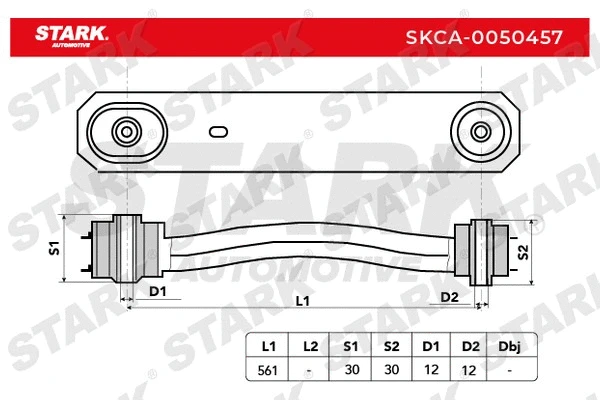 Bras de liaison, suspension de roue Stark SKCA-0050457