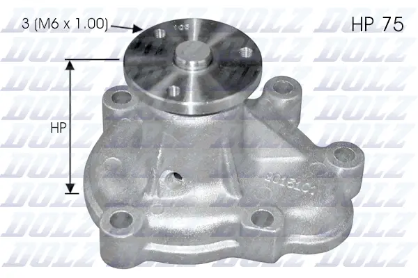 Pompe à eau, refroidissement du moteur DOLZ O142