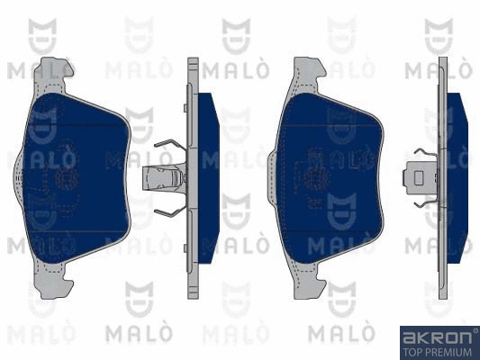 Kit de plaquettes de frein, frein à disque AKRON-MALÒ 1050107