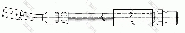 Flexible de frein GIRLING 9004288
