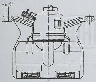 Étrier de frein TRIALLI CF 185103