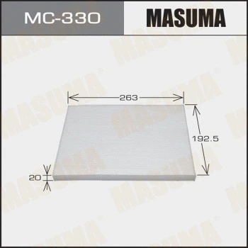 Filtre, air de l'habitacle MASUMA MC-330