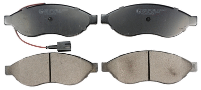 Kit de plaquettes de frein, frein à disque DENCKERMANN B110937