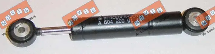 Amortisseur de vibrations, courroie trapézoïdale à nervures MOVIS AST2308