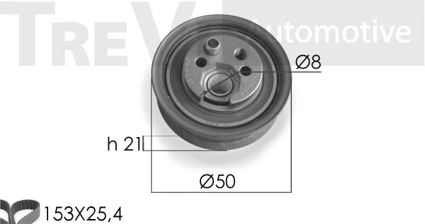 Kit de courroie crantée TREVI AUTOMOTIVE KD1059