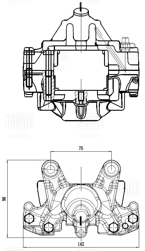 Étrier de frein TRIALLI CF 032009