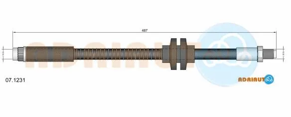Flexible de frein ADRIAUTO 07.1231