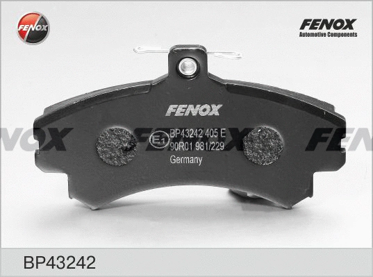 Kit de plaquettes de frein, frein à disque FENOX BP43242
