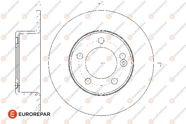 Disque de frein EUROREPAR 1667855080