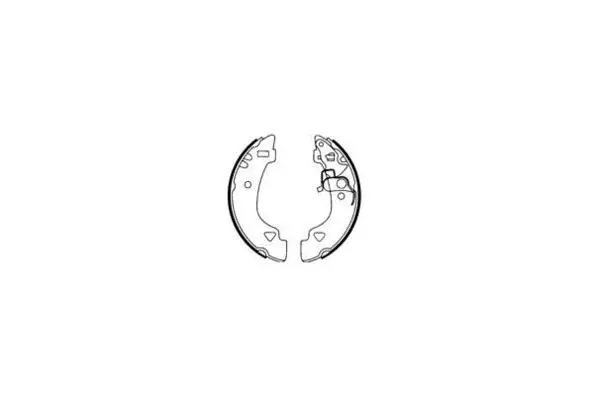 Jeu de mâchoires de frein E.T.F. 09-0457