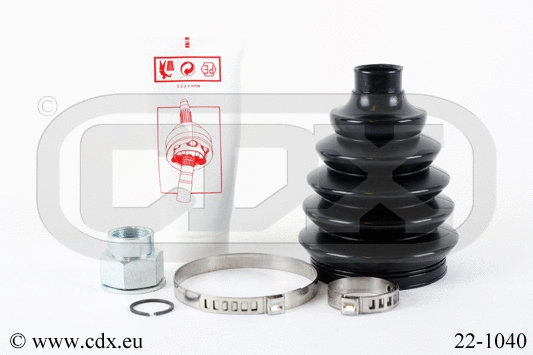 Jeu de joints-soufflets, arbre de commande CDX 22-1040