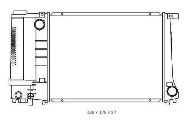 Radiateur, refroidissement du moteur ORDONEZ 2065008