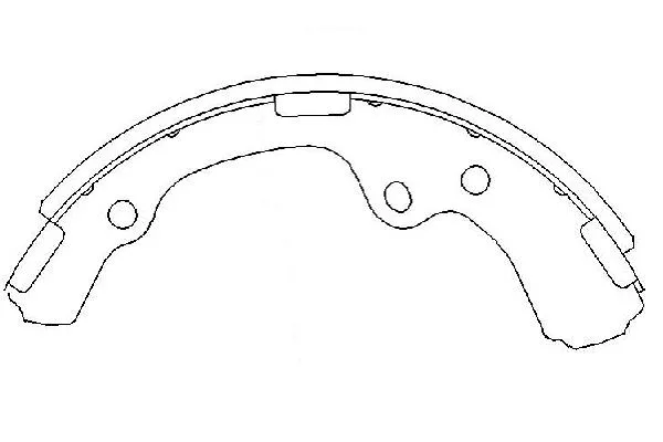 Jeu de mâchoires de frein KAVO PARTS KBS-9916