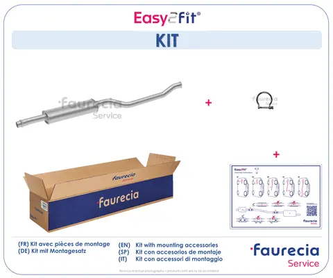 Silencieux central Faurecia FS15129