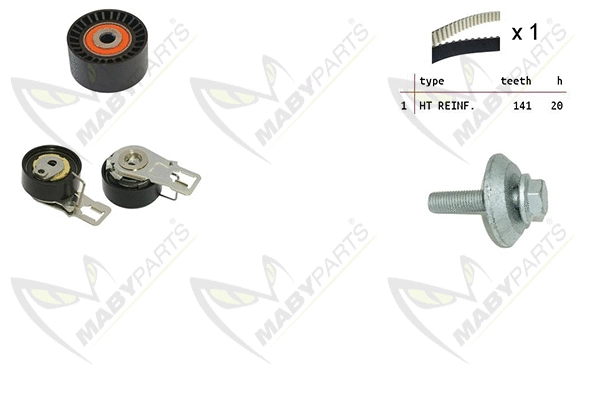 Kit de courroie crantée MABYPARTS OBK010060