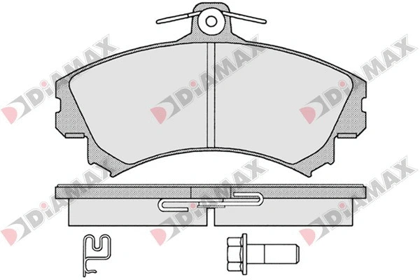 Kit de plaquettes de frein, frein à disque DIAMAX N09654