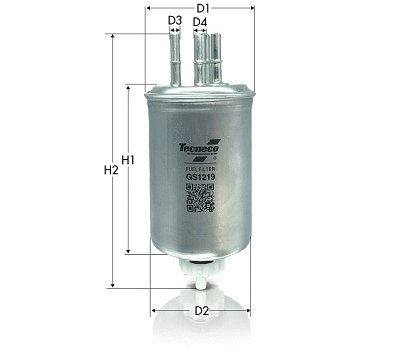 Filtre à carburant TECNECO FILTERS GS1219