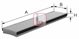 Filtre, air de l'habitacle SOFIMA S 3016 C