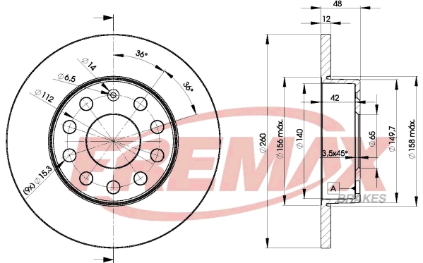 Disque de frein FREMAX BD-5310