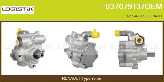 Pompe hydraulique, direction LGK 037079137OEM
